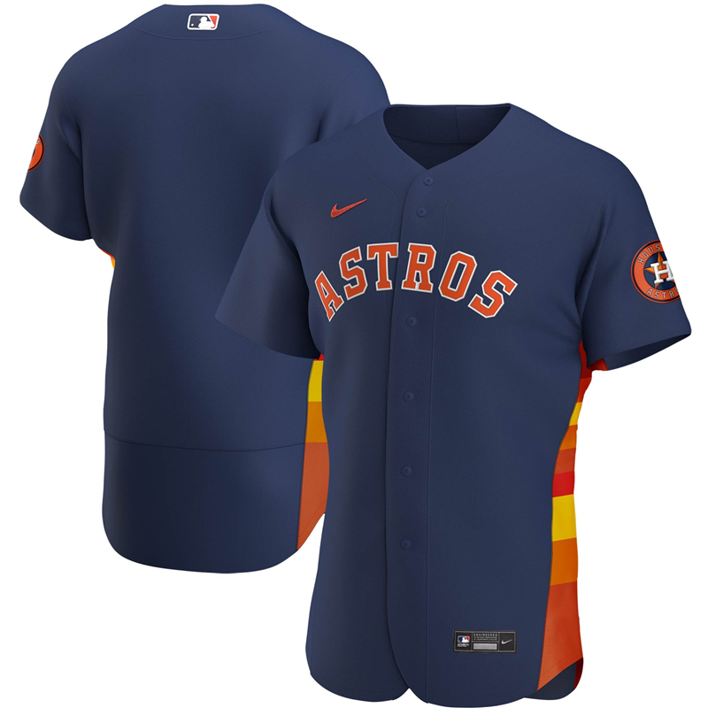 2020 MLB Men Houston Astros Nike Navy Alternate 2020 Authentic Official Team Jersey 1->houston astros->MLB Jersey
